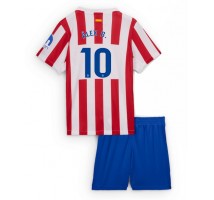 Atletico Madrid Alex Baena #10 Koszulka Podstawowa dzieci 2025-26 Krótki Rękaw (+ krótkie spodenki)